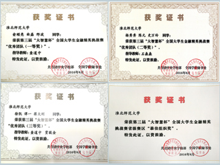 全国大学生第三届“大智慧杯”金融精英挑战赛beat365官网学生获佳绩