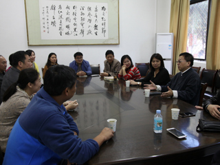 世新大学终身教育学院院长邱志淳教授来beat365官网交流