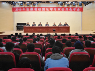 beat365官网教师参加2019年安徽省校园足球专家委员会年会