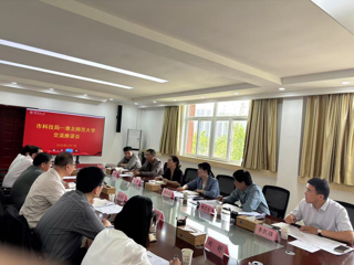 淮北市科技局来校调研科研工作